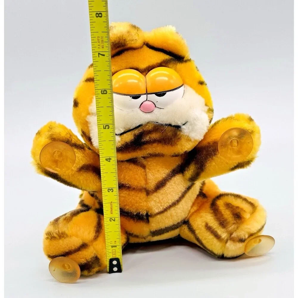 Garfield Plush Window Suction Cups Plush Stuffed Animal 7.5 inch Korea‎